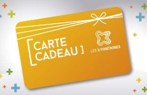 carte cadeau Ccial 3 Fontaines à moitié prix