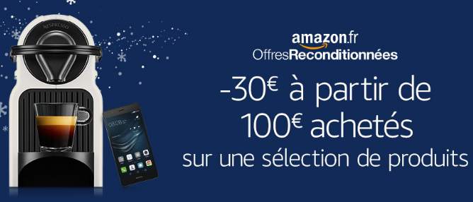 remise sur les articles reconditionnés Amazon 