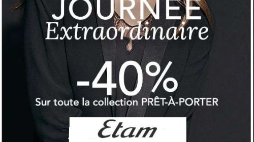 40% sur tout le prêt à porter ETAM