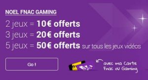 Bon plan jeu vidéo FNAC