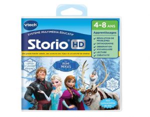 Moins de 10€ le jeu Reine Des Neiges Hd Storio Vtech