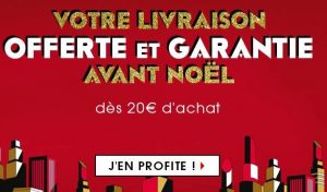 Sephora : livraison gratuite à partir de 20€