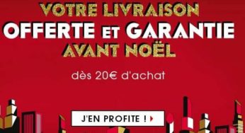 Sephora : livraison gratuite à partir de 20€ (et garantie pour Noel)