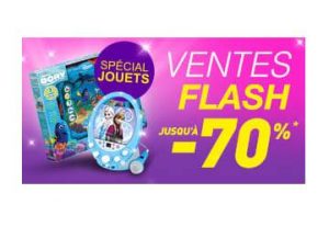 Vente flash jouets Auchan