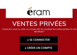 Ventes privées Eram 