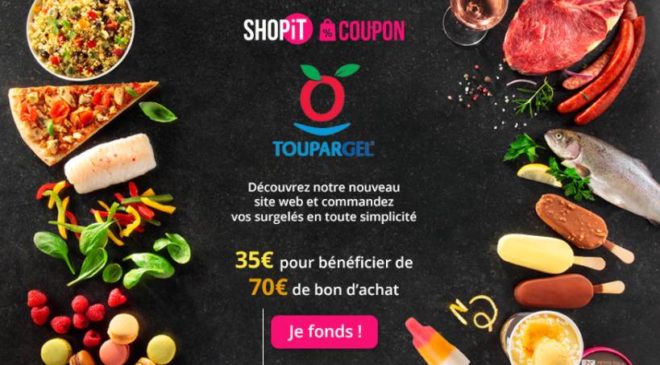 70€ d’achat sur Toupargel pour 35€