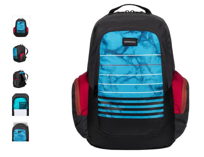 Moins de 15€ le sac à dos Quiksilver Schoolie (au lieu de 48€) soldes