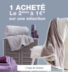 Offre spéciale linge de maison 