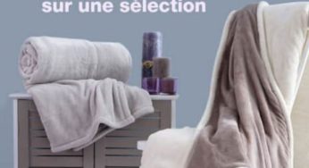Offre spéciale linge de maison : 1 acheté = le second à 1 €