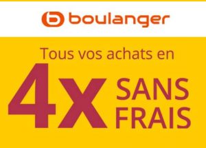 Soldes Boulanger + crédit gratuit