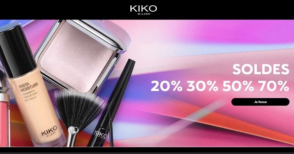 soldes kiko milano jusqu’à 70% de remise