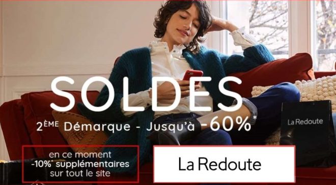 Soldes La Redoute nouvelle démarque