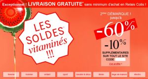 Soldes La Redoute nouvelle démarque livraison gratuite