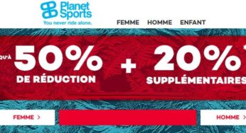 Soldes Planet Sports : 20% supplémentaire (livraison 3,95€)
