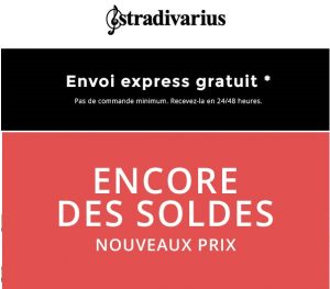 Soldes Stradivarius livraison rapide gratuite