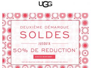 Soldes UGG : nouvelle démarque