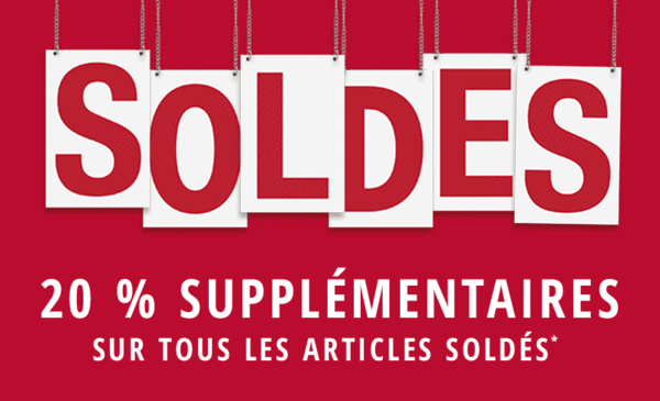 remise en plus sur les Soldes Esprit