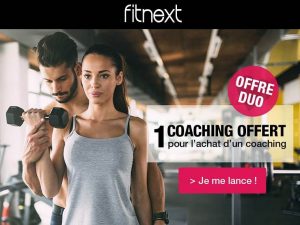 1 coaching Fitnext acheté = second gratuit