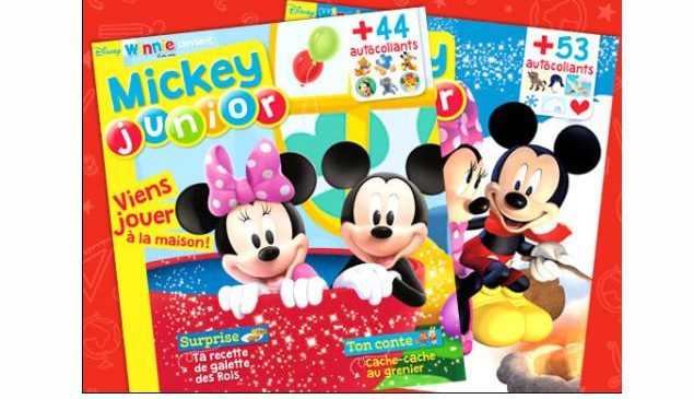 🔥Abonnement Mickey Junior pas cher : seulement 27,9€ les 12N° (mensuel) au lieu de 49,9€