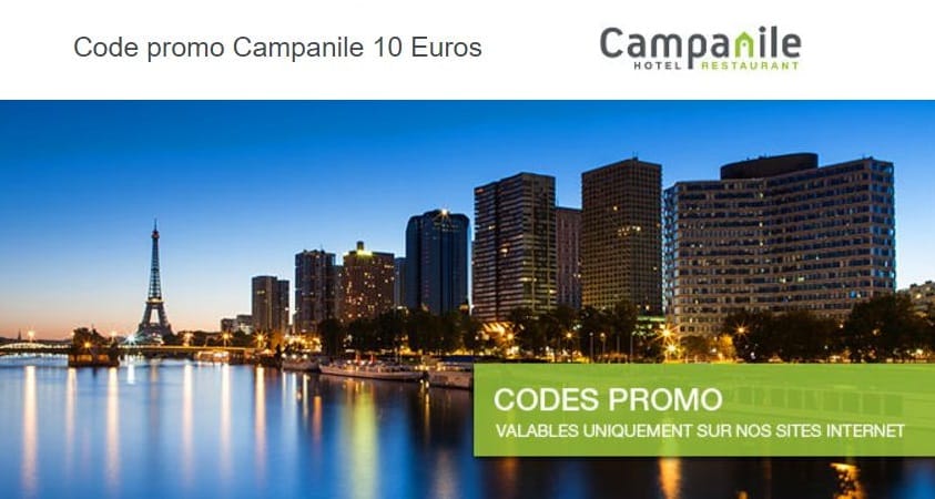 Code promo Campanile : 10 euros de remise sur votre réservation