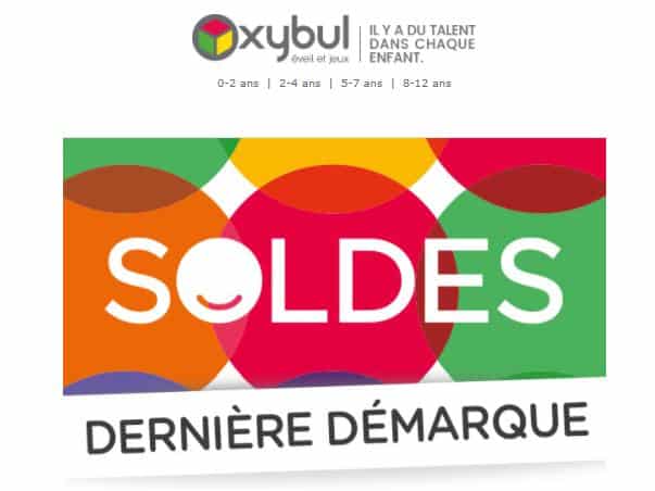 Dernière démarque Oxybul : jusqu’a -60% sur plus de 750 articles