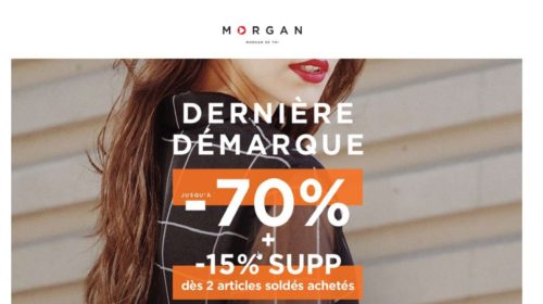 Dernière démarque Soldes Morgan de Toi