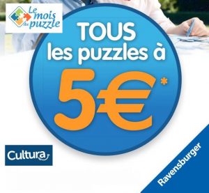 Mois du Puzzle Ravensburger puzzles à 5€ 