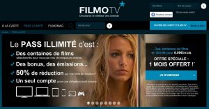 Pass VOD FilmoTV illimité 1 mois offert 