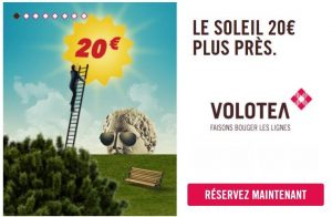 Remise de 20€ sur votre billet d’avion Low-cost Volotea 