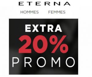 Soldes Eterna 20% supplémentaire