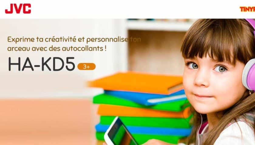 casque audio enfant Tinyphones JVC