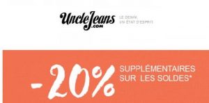 remise en plus sur les soldes UncleJeans 