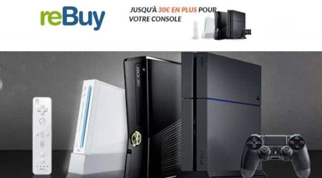 revendez votre console  plus chère sur reBuy