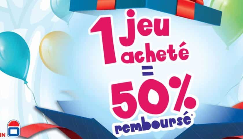 1 jeu Dujardin 50% rembourse