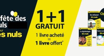1 livre les Nuls acheté = 1 livre les Nuls gratuit (fête des nuls)