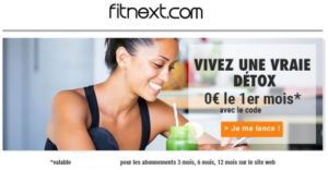 1 mois de programme detox Fitnext offert