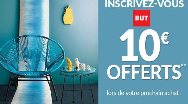 10€ offerts offert sur BUT