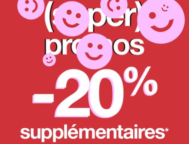 20% supplémentaire sur les (Super) promos Jennyfer