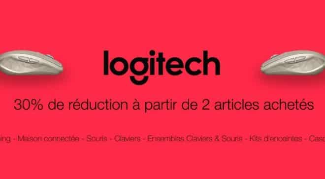 30% de remise immediate sur Logitech