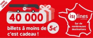 40 000 billets de bus Isilines a moins de 5€