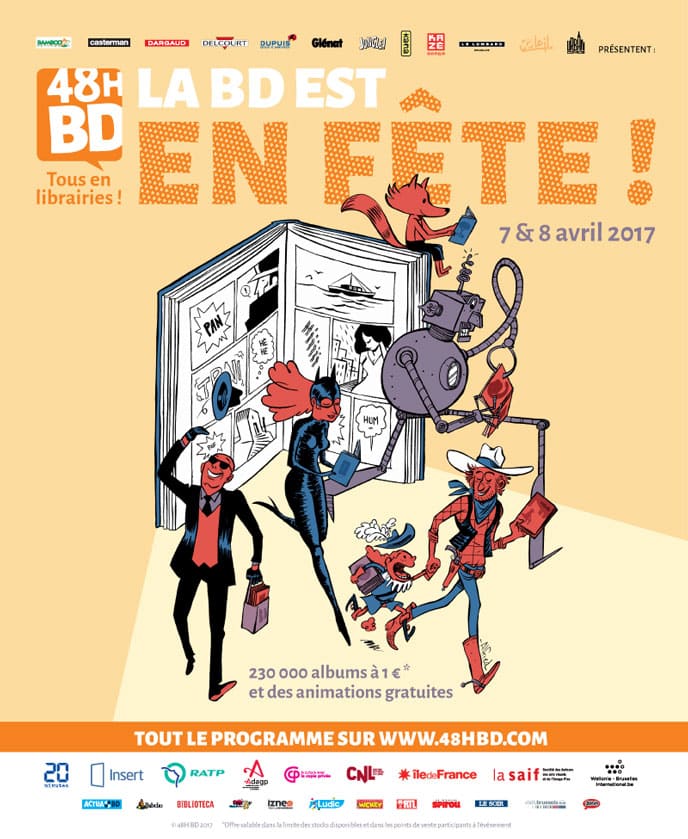 48H BD 2017 albums BD au prix de 1 € 