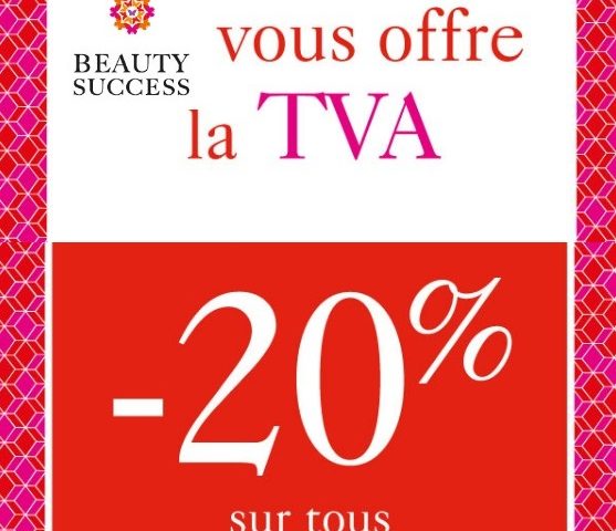 Beauty Success offre la TVA 