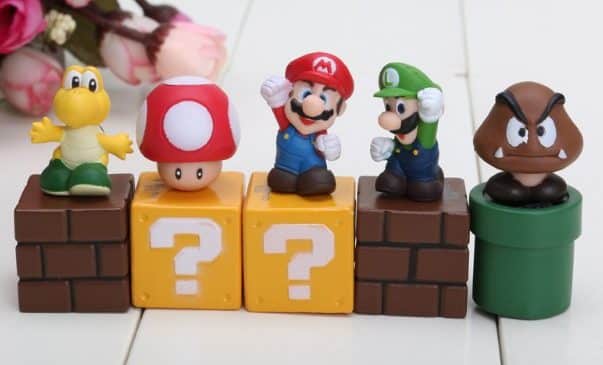 Ensemble de 5 figurines Super Mario à gagner