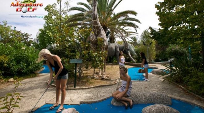 Entrée mini-golf Adventure Golf de Marineland pas chère ⛳️ 7,5€ enfant / 9,5€ adulte