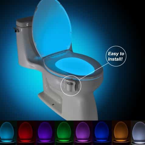 Gadget pas cher 2,74€ lampe pour toilette 