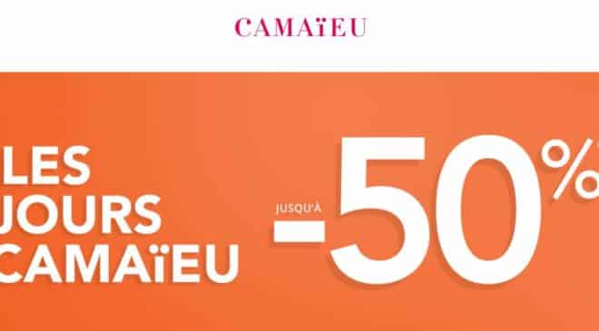 Les jours Camaieu Remise allant jusqu’a 50%