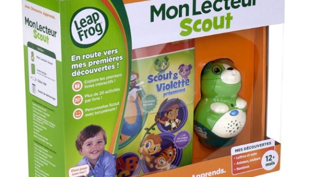 Moins de 20€ Mon Lecteur Scout + Livre inclus de Leapfrog