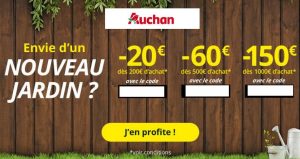 Offre spéciale jardinage Auchan