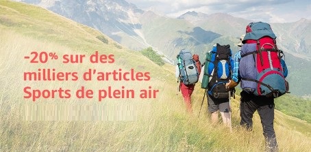 Plein Air Amazon -20% sur des milliers d’articles 