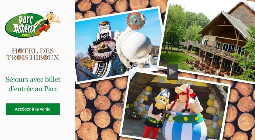 Séjour au Parc Astérix jusqu’à moins 50% Showroomprivé 